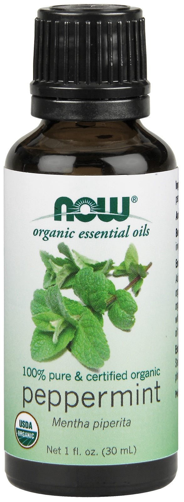Peppermint Oil, Certified Organic, 1 oz. , Brand_NOW Foods Form_Essential Oil Size_1 Fl Oz