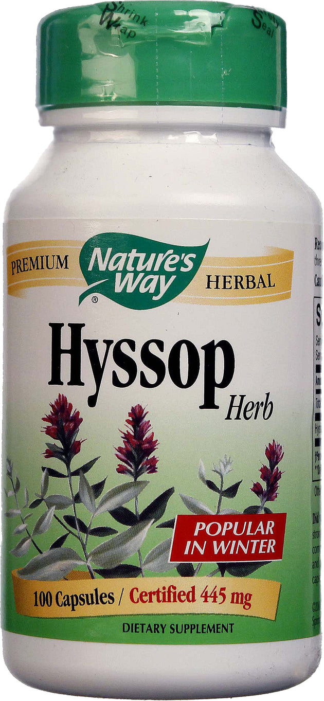 Hyssop Herb, 900 mg, 100 Vegan Capsules ,