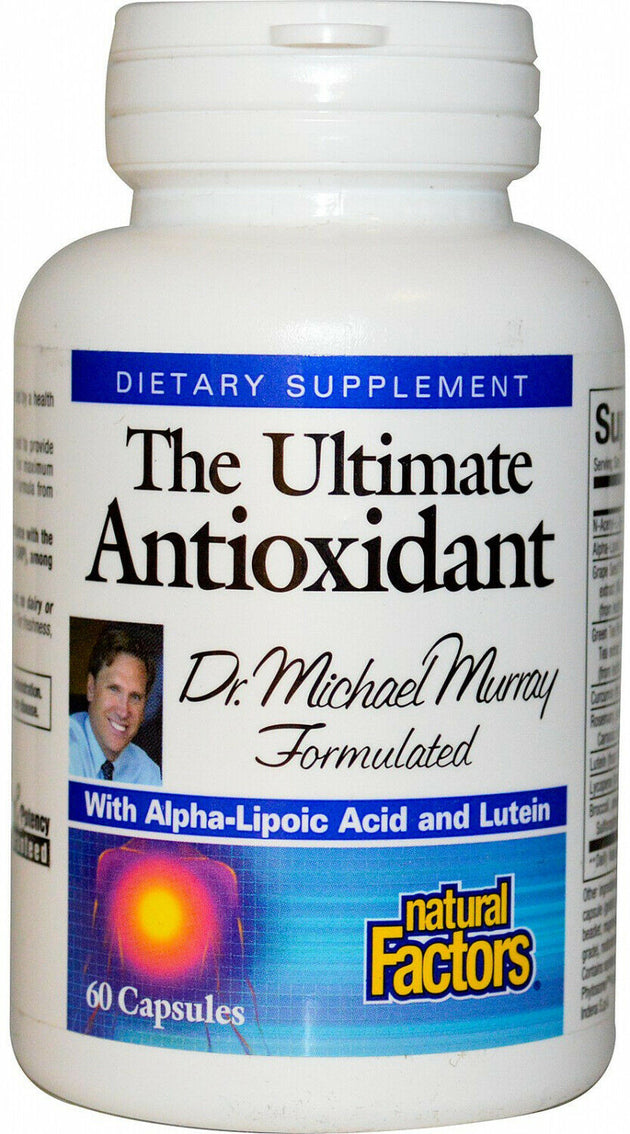 The Ultimate Antioxidant with Alpha-Lipoic Acid and Lutein, 60 Capsules , Brand_Natural Factors Form_Capsules Size_60 Caps