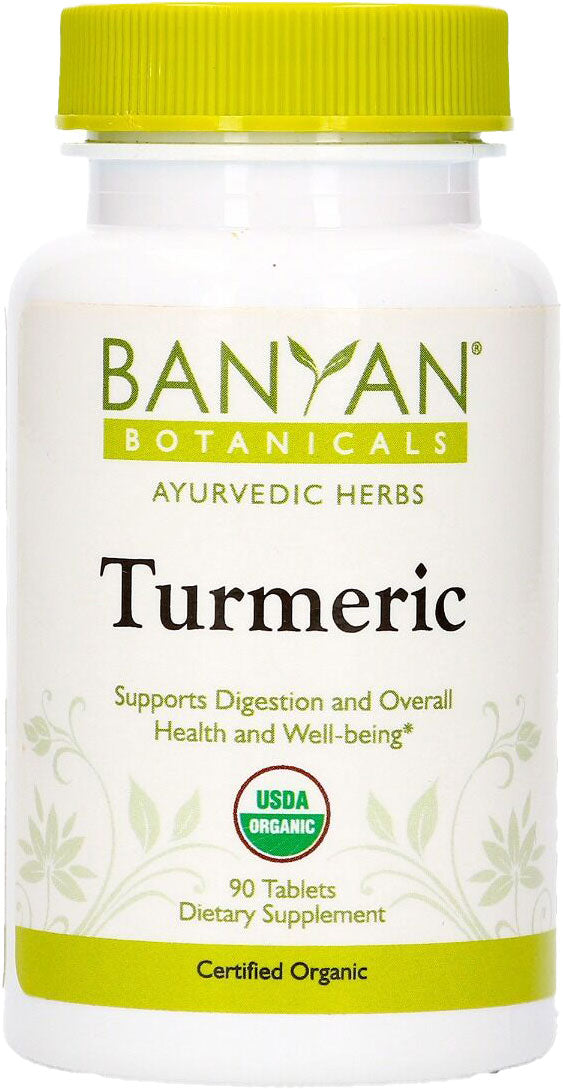 Turmeric (Organic), 500 mg, 90 Tablets