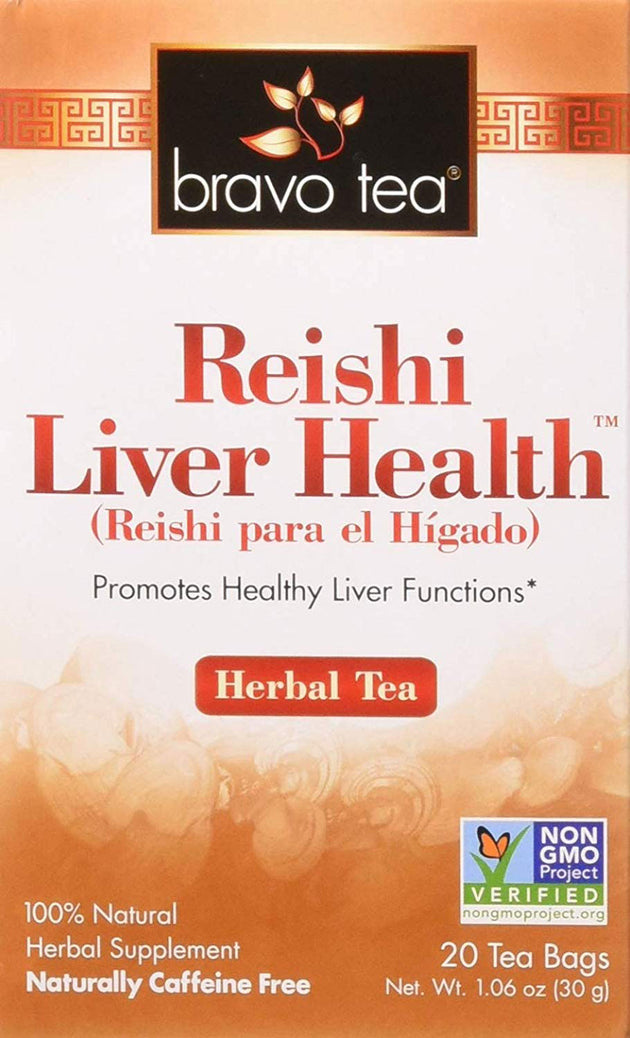 Reishi Liver Health™ Herbal Teas, 20 Tea Bags , Brand_Bravo Tea Form_Tea Bags Size_20 Count