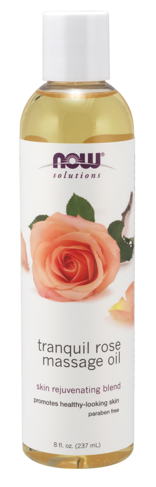 Tranquil Rose Massage Oil, 8 fl oz. , Brand_NOW Foods Form_Oil Size_8 Fl Oz
