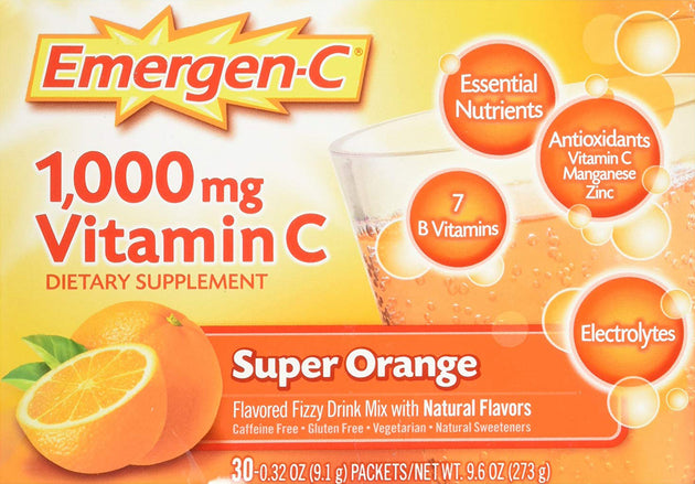 Emergen-C, Super Orange Flavor, 30 Packets , 20% Off - Everyday [On]