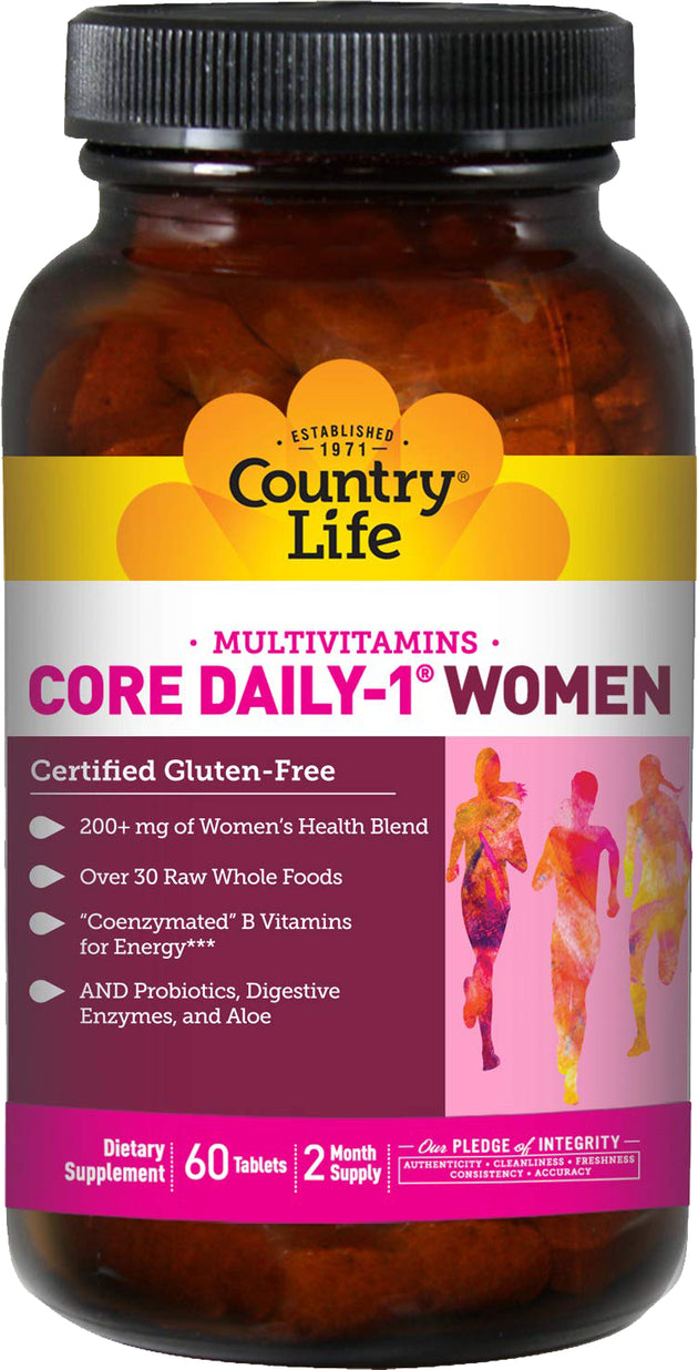 CORE Daily-1® Women's, 60 Tablets , Brand_Country Life Form_Tablets Size_60 Tabs