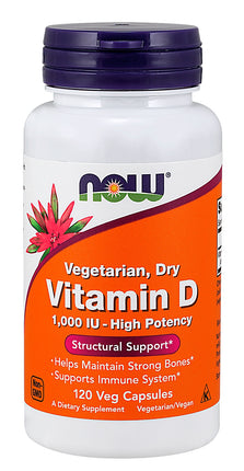 Vitamin D 1000 IU Dry, 120 Veg Capsules
