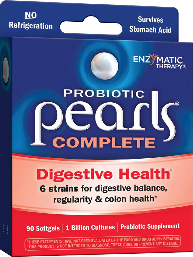 Probiotic Pearls Complete, 90 Softgels , Brand_Enzymatic Therapy Form_Softgels Size_90 Softgels