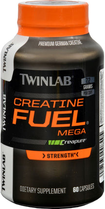 Premium Creatine Fuel Mega, 60 Capsules , Brand_TwinLab Form_Capsules Size_60 Caps