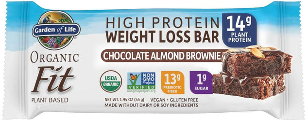 Organic Fit Bar, Chocolate Almond Brownie Flavor, 1.94 Oz (55 g) Bar , 20% Off - Everyday [On]