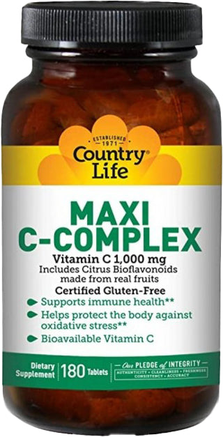 Maxi C-Complex, 1000 mg, 180 Tablets ,
