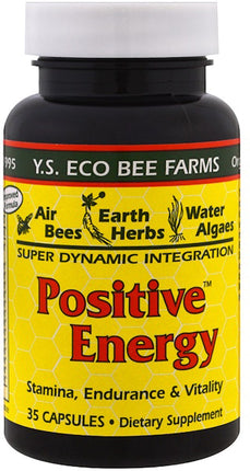 Positive Energy, 35 Capsules , Brand_Ys Oganic Bee Farm Form_Capsules Size_35 Caps