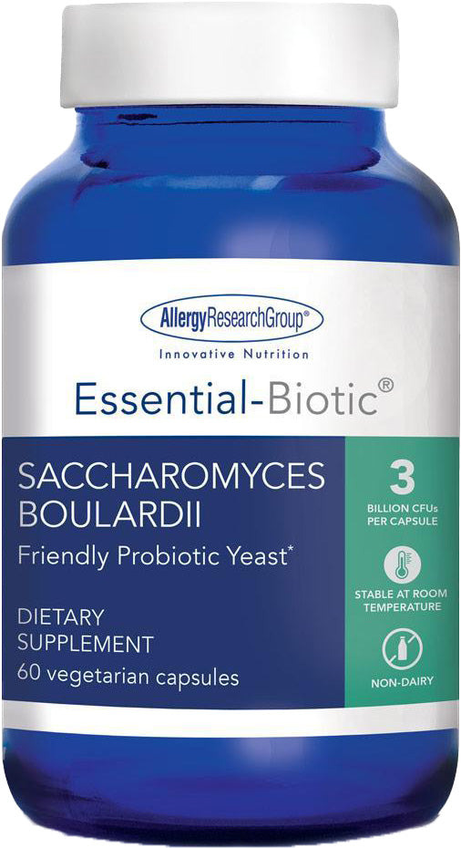 Essential-Biotic® SACCHAROMYCES BOULARDII, 60 Vegetarian Capsules , Brand_Allergy Research Group
