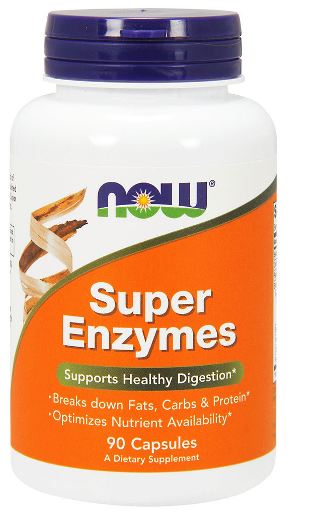 Super Enzymes, 90 Capsules , Brand_NOW Foods Form_Capsules Size_90 Caps