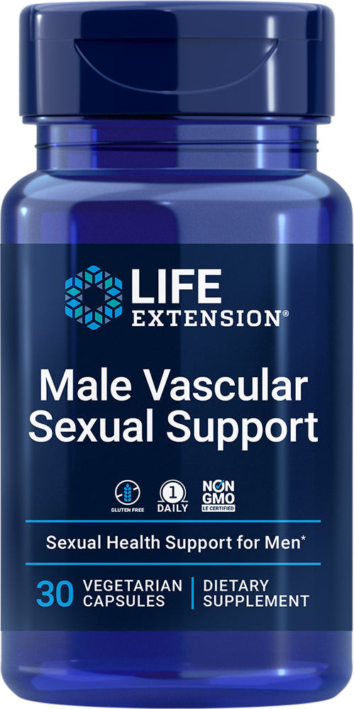 Male Vascular Sexual Support, 30 Vegetarian Capsules ,