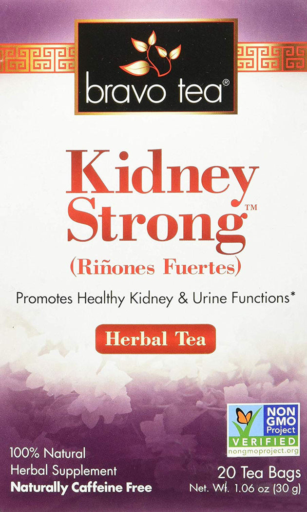 Kidney Strong Herbal Tea, 20 Tea Bags , Brand_Bravo Tea Form_Tea Bags Size_20 Count