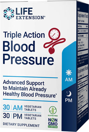 Triple Action Blood Pressure, 60 Vegetarian Tablets ,