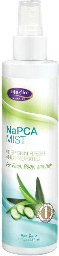 NaPCA Mist, Spray, 8 Fl Oz (237 mL) Liquid , Brand_Life Flo Form_Liquid Size_8 Fl Oz