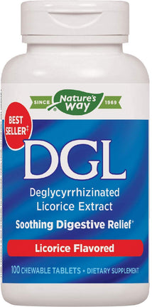 DGL, Licorice Flavor, 100 Chewable Tablets
