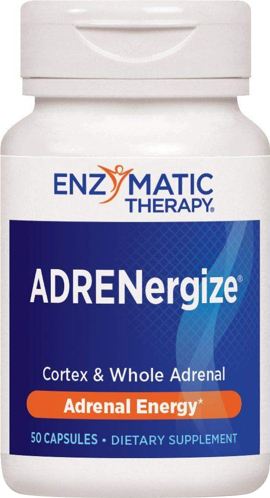Adrenergize, 50 Capsules , Brand_Enzymatic Therapy Form_Capsules Size_50 Caps
