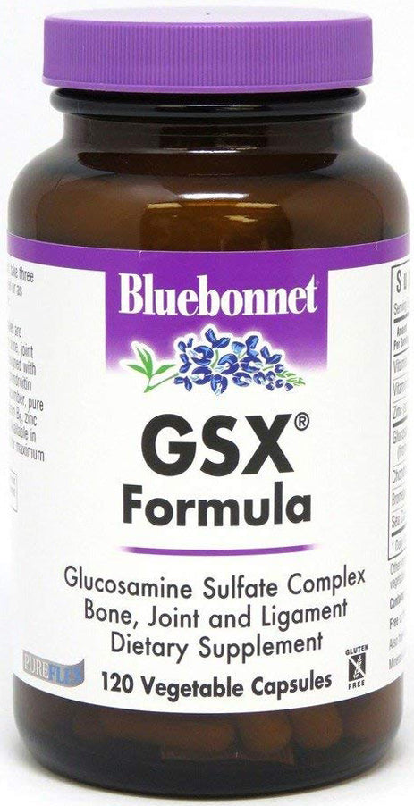 GSX® Formula, 120 Vegetable Capsules , Brand_Blue Bonnet Flavor_Unflavored Form_Vegetable Capsules Size_120 Caps