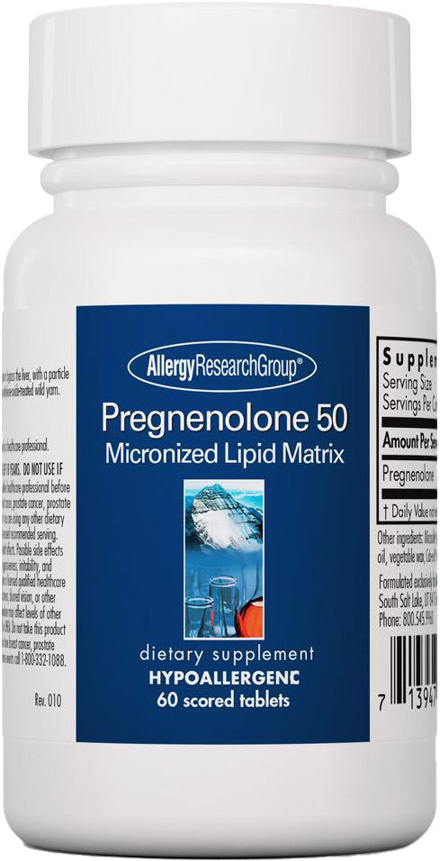 Pregnenolone 50, 60 Scored Tablets , Brand_Allergy Research Group