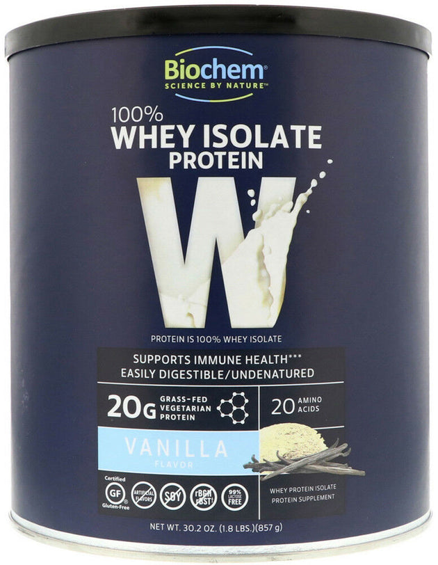 100% Whey Isolate Protein, Vanilla Flavor, 30.2 Oz Powder , Brand_Country Life Flavor_Vanilla Form_Powder Size_30.2 Oz