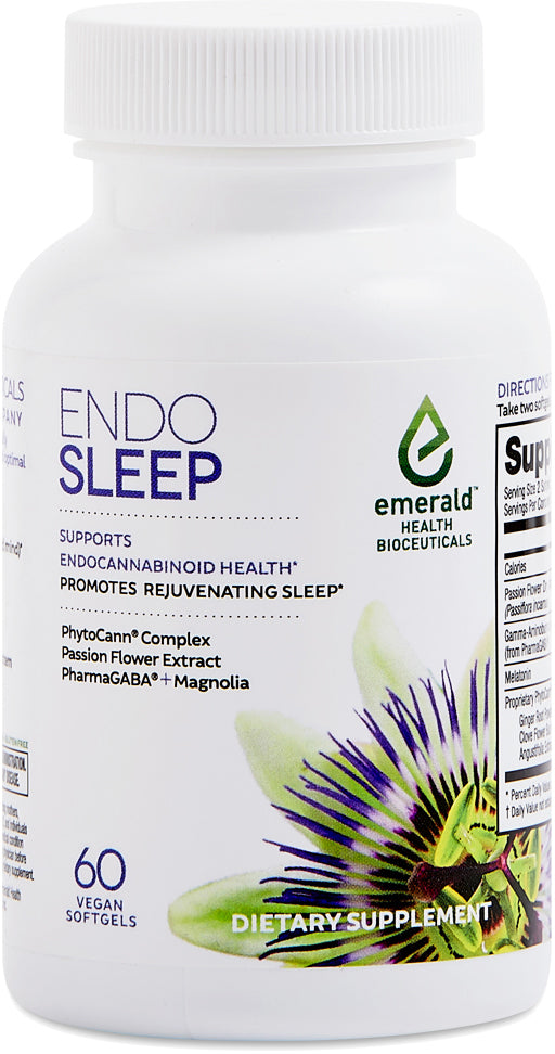 Endo Sleep, 60 Vegetarian Softgels , Brand_Emerald Health Form_Vegetarian Softgels Size_60 Softgels
