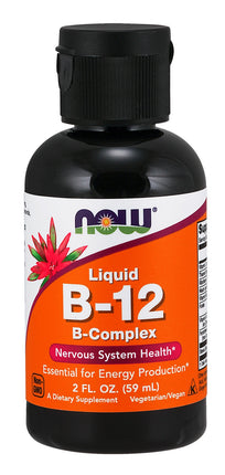 Vitamin B-12 Complex Liquid, 2 oz. , Brand_NOW Foods Form_Liquid Size_2 Fl Oz