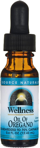 Wellness Oil of Oregano, 0.4 fl. oz (12 ml) , Brand_Source Naturals Form_Oil Size_0.4 Fl Oz