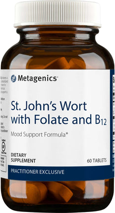 St. John's Wort with Folate and B12, 60 Tablets , Emersons Emersons-Alt
