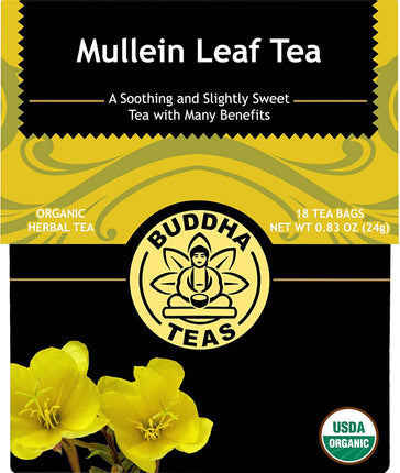 Organic Mullein Leaf Tea, 18 Tea Bags , 20% Off - Everyday [On]