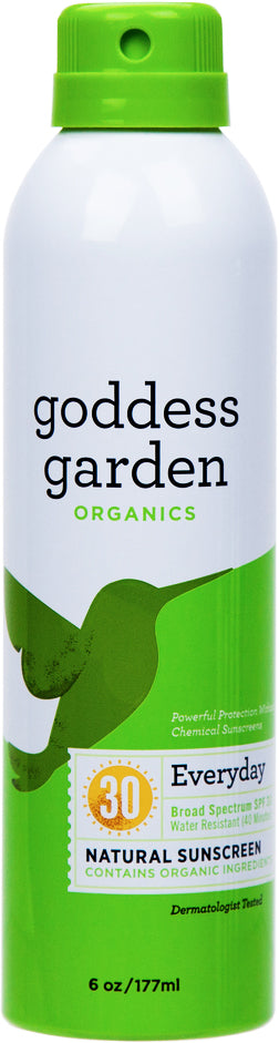 Everyday Natural Sunscreen, 30 SPF, 6 Oz (117 mL) Liquid , Brand_Garden Goddess Organics Form_Liquid Size_6 Oz