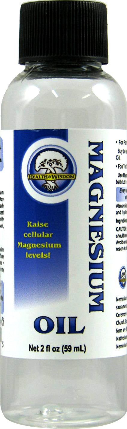 Magnesium Oil USP, 2 Fl Oz (59 mL) Oil , Brand_Health and Wisdom Form_Oil Size_2 Fl Oz