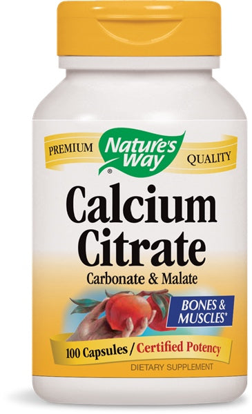 Calcium Citrate Complex, 100 Capsules , Brand_Nature's Way Form_Capsules Size_100 Caps