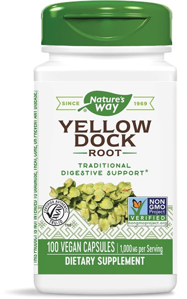 Yellow Dock Root, 100 Capsules , Brand_Nature's Way Form_Capsules Size_100 Caps