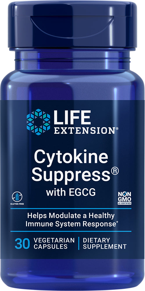 Cytokine Suppress® with EGCG, 30 Vegetarian Capsules ,