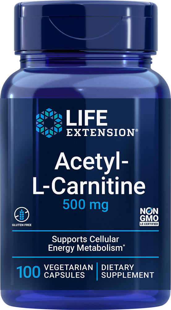 Acetyl-L-Carnitine, 100 Vegetarian Capsules ,