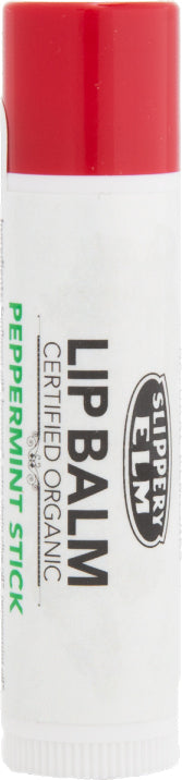 Certified Organic Slippery Elm Lip Balm, Peppermint Frgrance, 0.15 Oz (4.25 g) Stick , Brand_Thayers Form_Stick Size_0.15 Oz