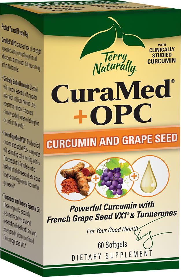 Terry Naturally CuraMed + OPC, 60 Softgels , Brand_Europharma Form_Softgels Size_60 Softgels
