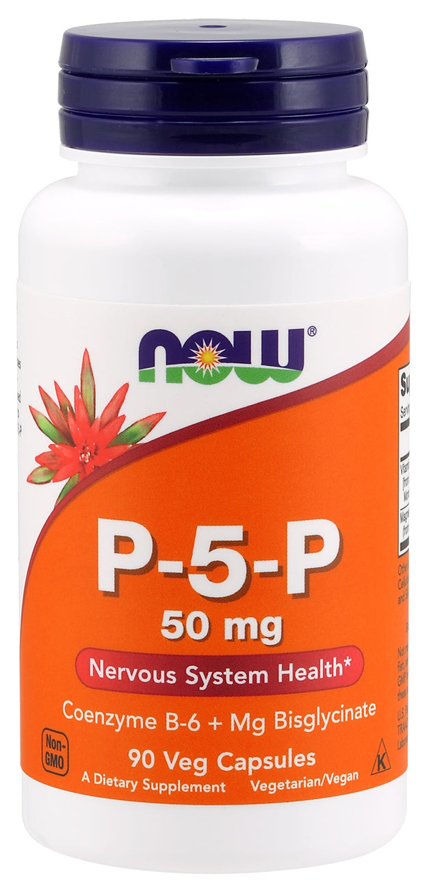 P-5-P 50 mg, 90 Veg Capsules , Brand_NOW Foods Form_Veg Capsules Potency_50 mg Size_90 Caps