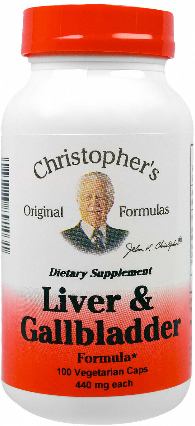 Liver & Gallbladder Formula, 440 mg, 100 Vegetarian Capsules , Brand_Dr Christopher's Formulas Form_Vegetarian Capsules Potency_440 mg Size_100 Caps
