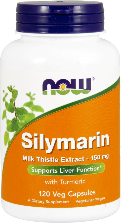 Silymarin Milk Thistle Extract 150 mg, 120 Veg Capsules , Brand_NOW Foods Form_Veg Capsules Potency_150 mg Size_120 Caps