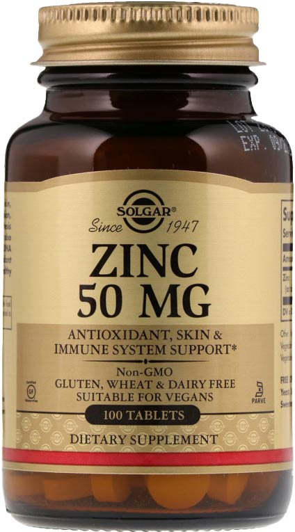 Zinc, 50 mg, 100 Tablets ,