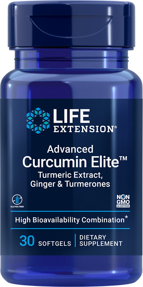 Advanced Curcumin Elite™ Turmeric Extract, Ginger & Turmerones, 30 Softgels ,