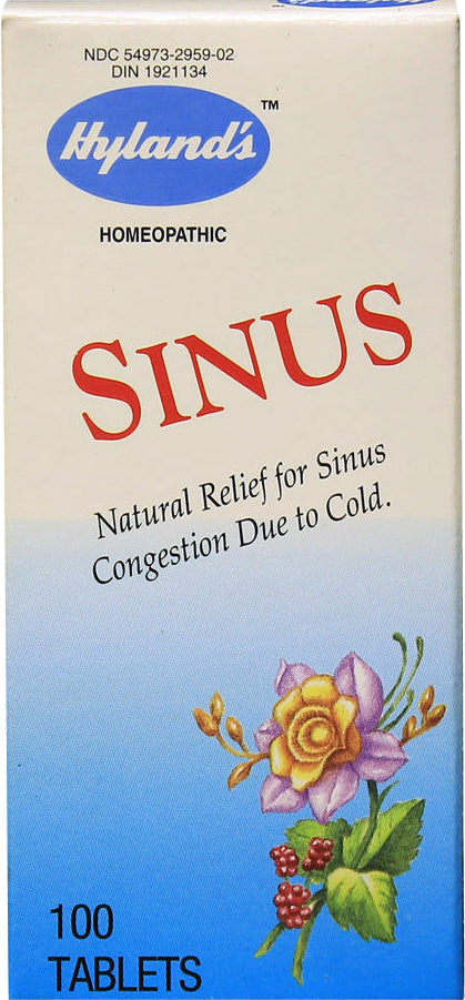 Homeopathic Sinus Relief, 100 Tablets , Brand_Hyland's Homeopathic Form_Tablets Size_100 Tabs