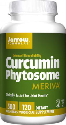 Curcumin Phytosome, 500 mg, 120 Veggie Caps , Brand_Jarrow Formulas Form_Veggie Caps Potency_500 mg Size_120 Caps