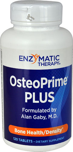 OsteoPrime PLUS, 120 Tablets , Brand_Enzymatic Therapy Form_Tablets Size_120 Tabs