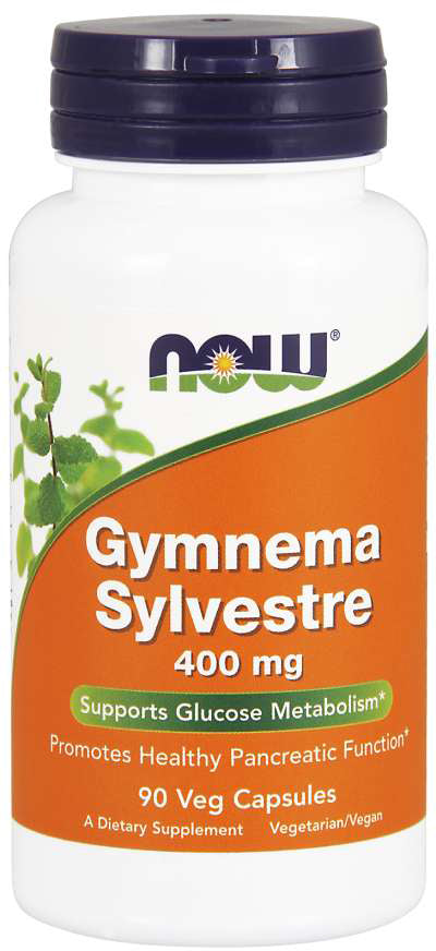 Gymnema Sylvestre 400 mg, 90 Veg Capsules , Brand_NOW Foods Form_Veg Capsules Potency_400 mg Size_90 Caps