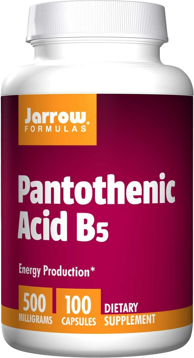 Pantothenic Acid B5, 500 mg, 100 Capsules ,