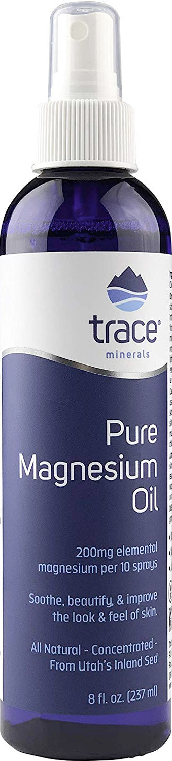 Pure Magnesium Oil, 8 Oz (237 mL) Oil , Brand_Trace Minerals Form_Oil Size_8 Oz