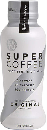 Super Coffee™ Protein + MCT Oil, Original Columbian Coffee, 12 Fl Oz (355 mL) Liquid , Brand_Kitu Form_Liquid Size_12 Fl Oz